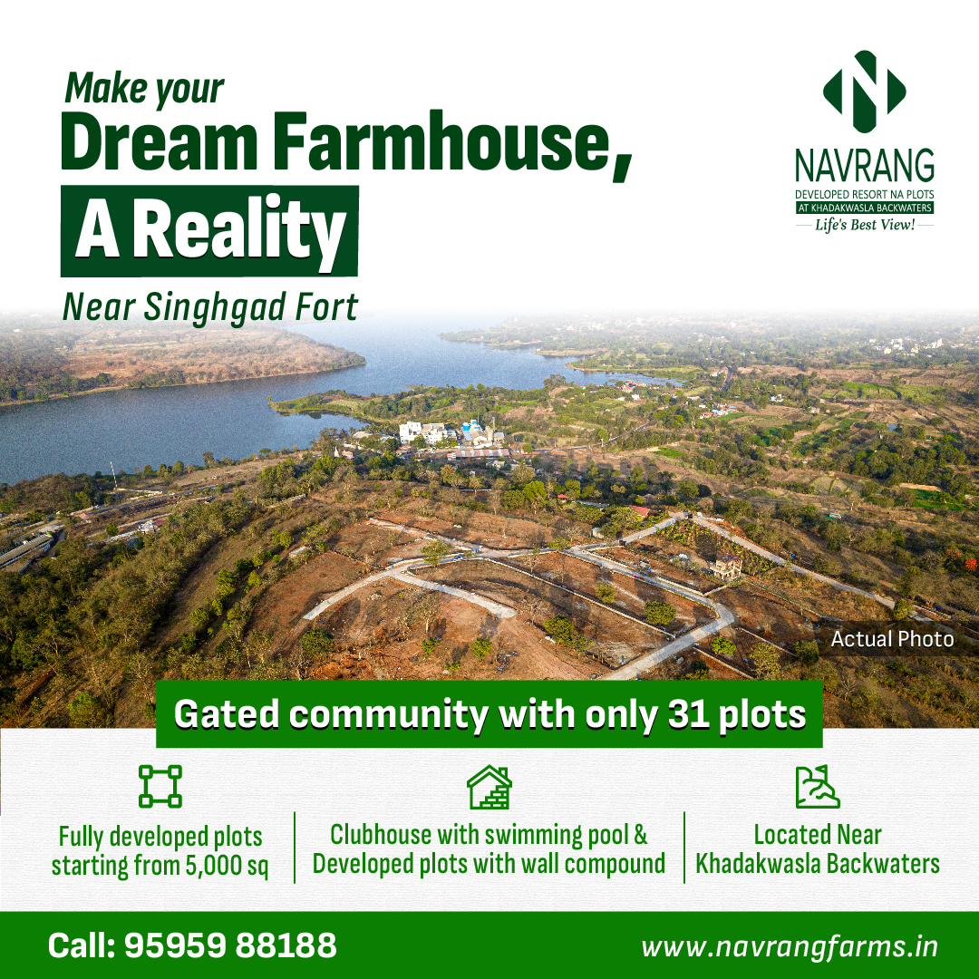 Best Farm House Plots near Panshet Pune - Enquire now